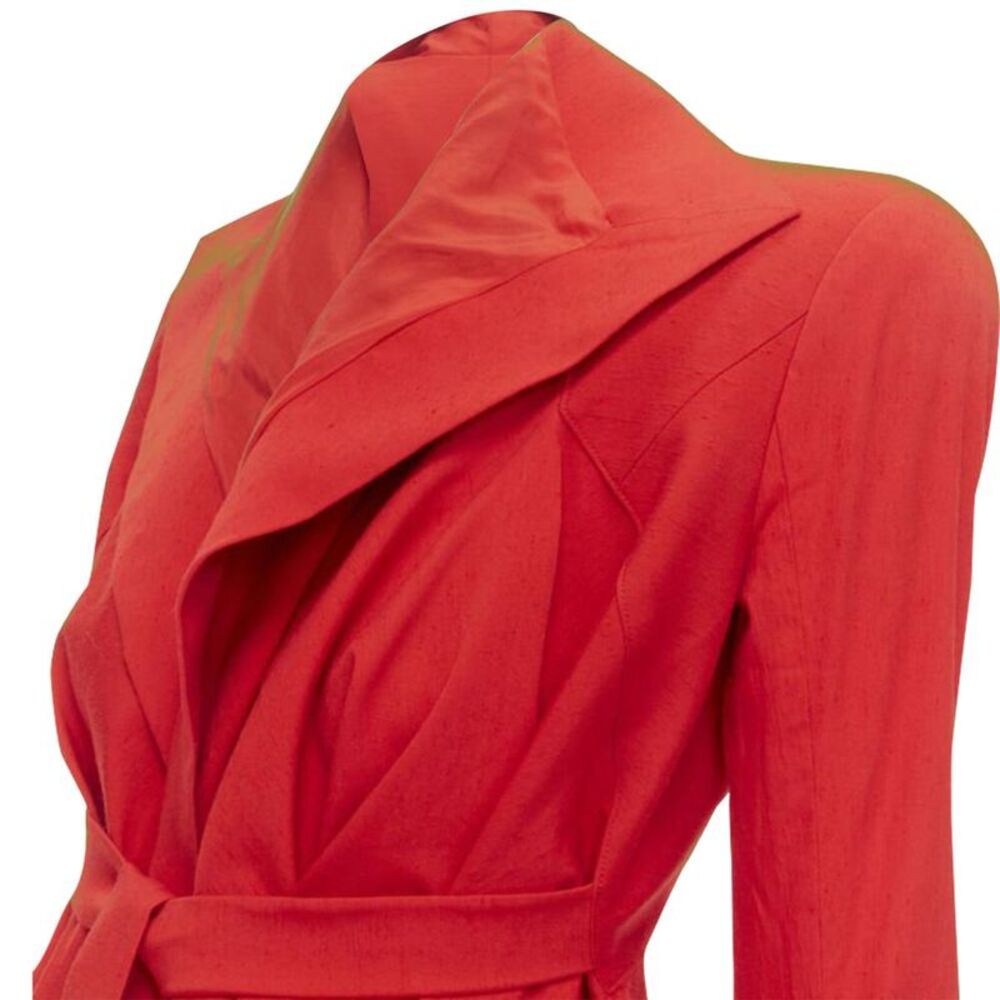 Gareth Pugh Belted Jacket Women red | red Coats - Picture 2 of 6